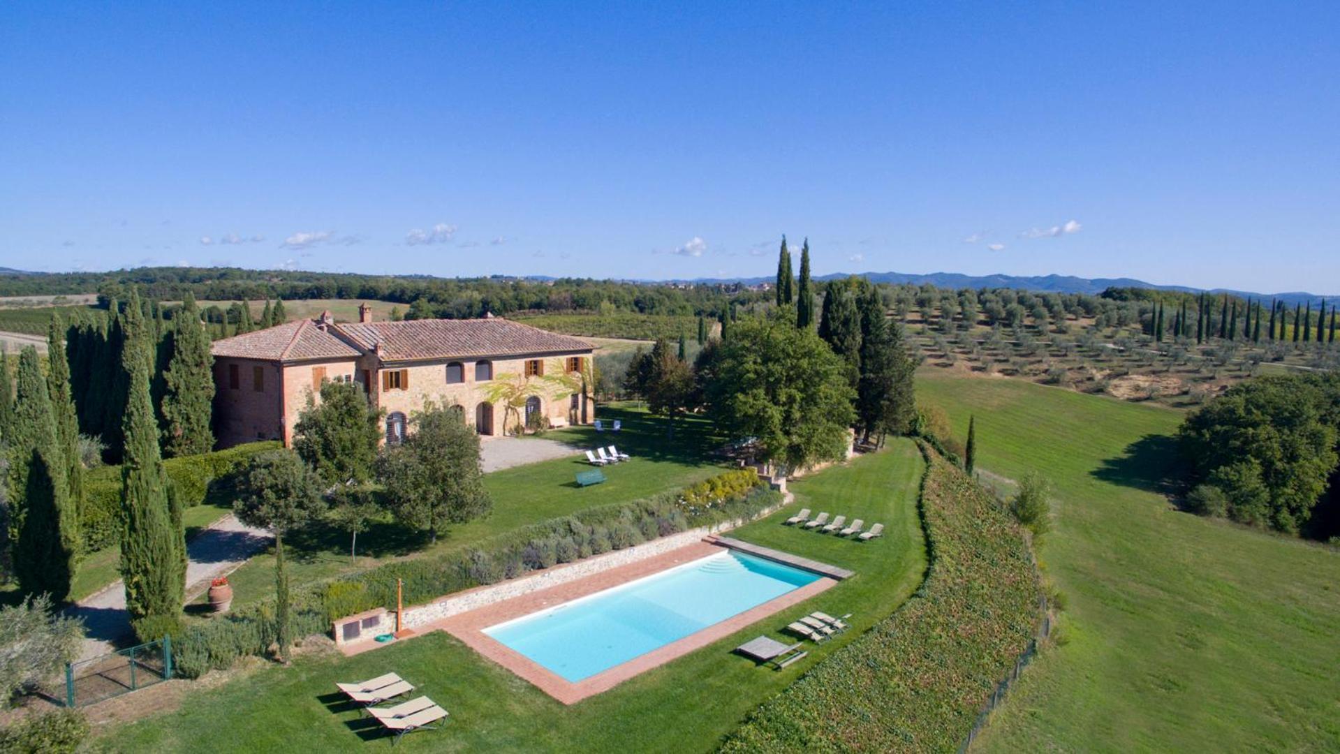 Villa Santa Virginia Siena Esterno foto